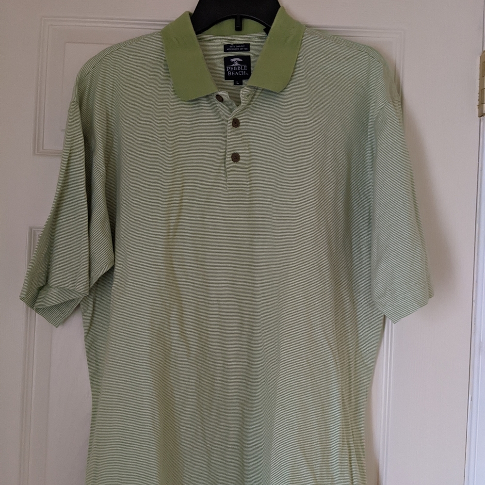 Pebble Beach Golf Polo Shirt Adult Men's Large